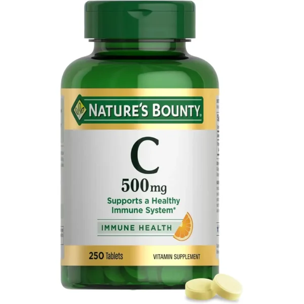 VITAMINA C NATURE'S BOUNTY 500 MG 250 TABLETAS