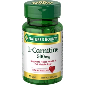 b000kooaru_1.webp L-CARNITINA NATURE'S BOUNTY 500 MG 30 TABLETAS