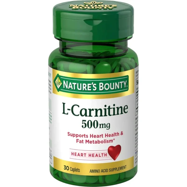L-CARNITINA NATURE'S BOUNTY 500 MG 30 TABLETAS