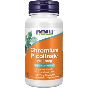 PICOLINATO DE CROMO NOW FOODS 200 MCG 100 CÁPSULAS