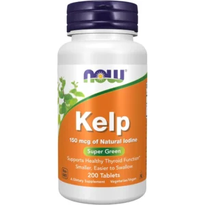 KELP NOW FOODS 150 MCG DE YODO 200 TABLETAS