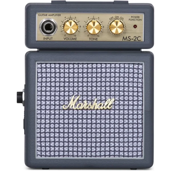 AMPLIFICADOR MICRODE GUITARRA ELÉCTRICA A BATERÍA MS-2 MARSHALL | GRIS