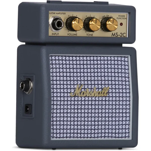 AMPLIFICADOR MICRODE GUITARRA ELÉCTRICA A BATERÍA MS-2 MARSHALL | GRIS