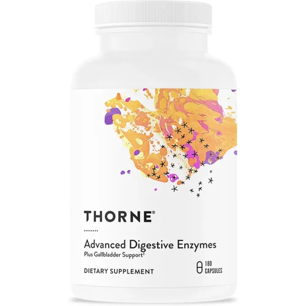 ENZIMAS DIGESTIVAS ADVANCED DIGESTIVE ENZYMES THORNE 180 CÁPSULAS