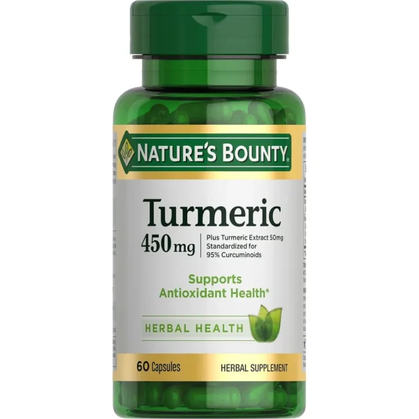 CÚRCUMA NATURE'S BOUNTY 450 MG 60 CÁPSULAS