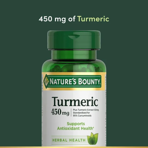 CÚRCUMA NATURE'S BOUNTY 450 MG 60 CÁPSULAS