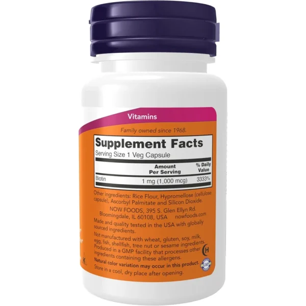 b000wss3ta_2.webp BIOTINA NOW FOODS 1000 MCG 100 CÁPSULAS