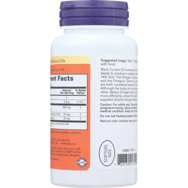 b000ww3vny_2.webp ACEITE DE GROSELLA NEGRA NOW FOODS 500 MG 100 CÁPSULAS BLANDAS | PACK 2