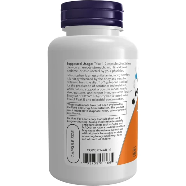 b000x24t4s_3.webp L-TRIPTÓFANO NOW FOODS 500 MG 60 CÁPSULAS