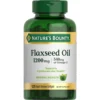 ACEITE DE LINAZA NATURE'S BOUNTY 1200 MG + OMEGA 3 125 CÁPSULAS BLANDAS