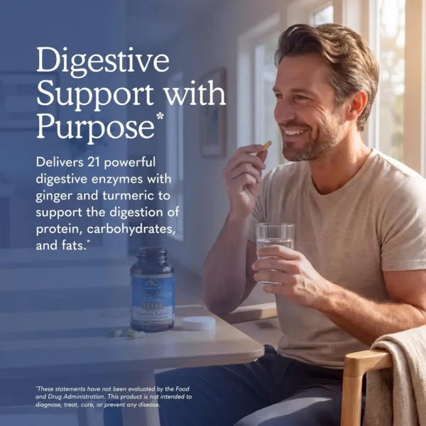 ENZIMAS DIGESTIVAS GARDEN OF LIFE OMEGA-ZYME ULTRA 21 ENZIMAS 180 CÁPSULAS