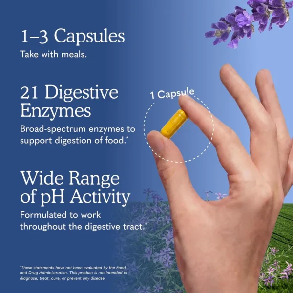 ENZIMAS DIGESTIVAS GARDEN OF LIFE OMEGA-ZYME ULTRA 21 ENZIMAS 180 CÁPSULAS