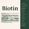 BIOTINA NATURE'S BOUNTY 1000 MCG 100 TABLETAS