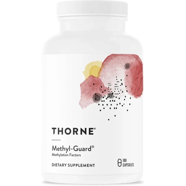 METHYL-GUARD THORNE FOLATO + B6 + B12 + BETAÍNA 180 CÁPSULAS