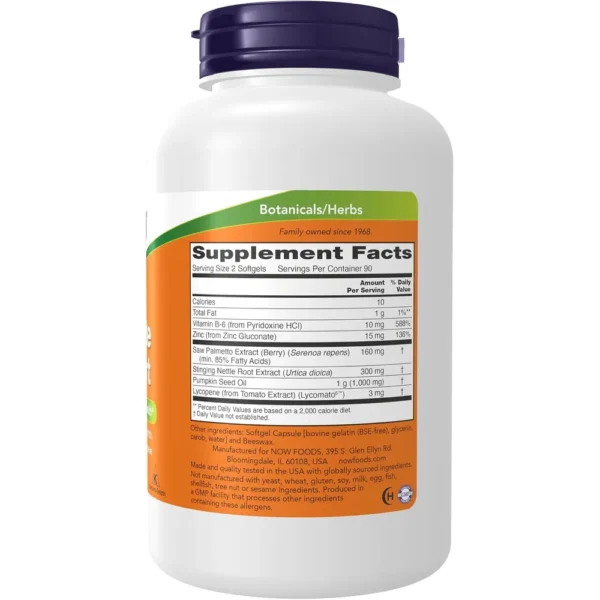 b0013oqneo_2.webp PROSTATE SUPPORT NOW FOODS 180 CÁPSULAS BLANDAS