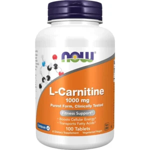 b0013osnce_0.webp L-CARNITINA NOW FOODS 1000 MG 100 TABLETAS