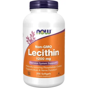 b0013osnec_0.webp LECITINA NOW FOODS 1200 MG 200 CÁPSULAS BLANDAS