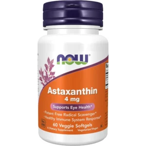 ASTAXANTINA NOW FOODS 4 MG 60 CÁPSULAS BLANDAS