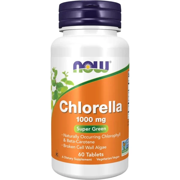 b0013oxcpw_0.webp CHLORELLA NOW FOODS 1000 MG 60 TABLETAS