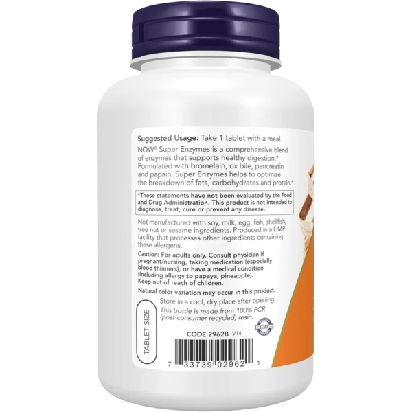 b0013oxkja_3.webp SUPER ENZYMES NOW FOODS 180 TABLETAS