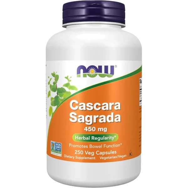 CÁSCARA SAGRADA NOW FOODS 450 MG 250 CÁPSULAS