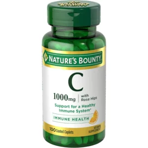 VITAMINA C NATURE'S BOUNTY 1000 MG + ROSA MOSQUETA 100 TABLETAS