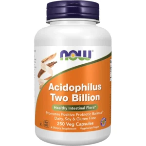 ACIDOPHILUS NOW FOODS 2 BILLONES UFC 250 CÁPSULAS