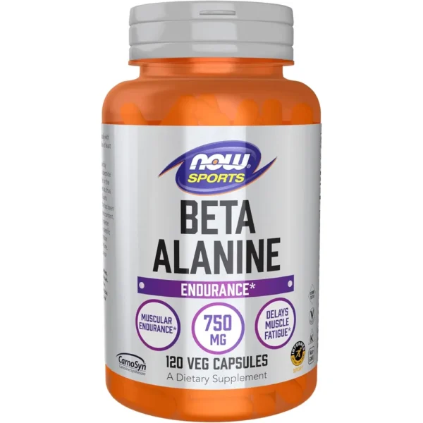 BETA-ALANINA NOW SPORTS 750 MG 120 CÁPSULAS