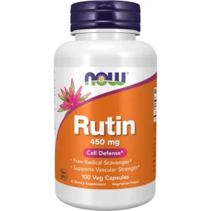 RUTINA NOW FOODS 450 MG 100 CÁPSULAS