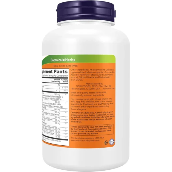 LIVER REFRESH NOW FOODS CON CARDO MARIANO 180 CÁPSULAS