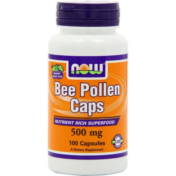 POLEN DE ABEJA NOW FOODS 500 MG 100 CÁPSULAS | PACK 3