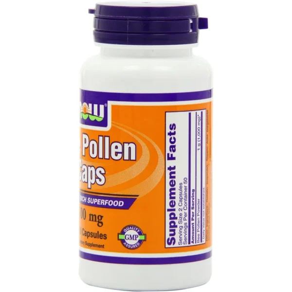 POLEN DE ABEJA NOW FOODS 500 MG 100 CÁPSULAS | PACK 3