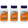 TAURINA NOW FOODS 500 MG 100 CÁPSULAS | PACK 3