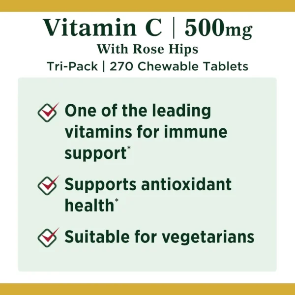 b001g7qs2u_3.webp VITAMINA C NATURE'S BOUNTY 500 MG + ROSA MOSQUETA 90 TABLETAS | PACK 3
