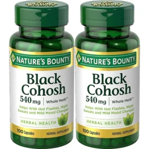 BLACK COHOSH NATURE'S BOUNTY 540 MG 100 CÁPSULAS | PACK 2