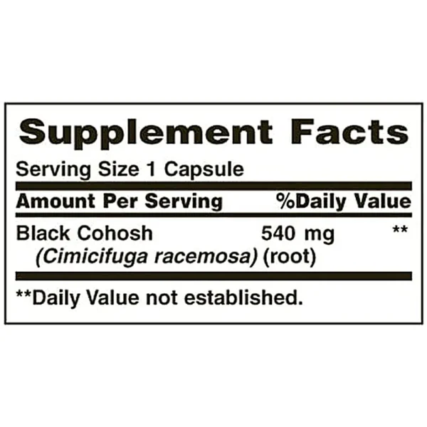 b001g7qs70_2.webp BLACK COHOSH NATURE'S BOUNTY 540 MG 100 CÁPSULAS | PACK 2