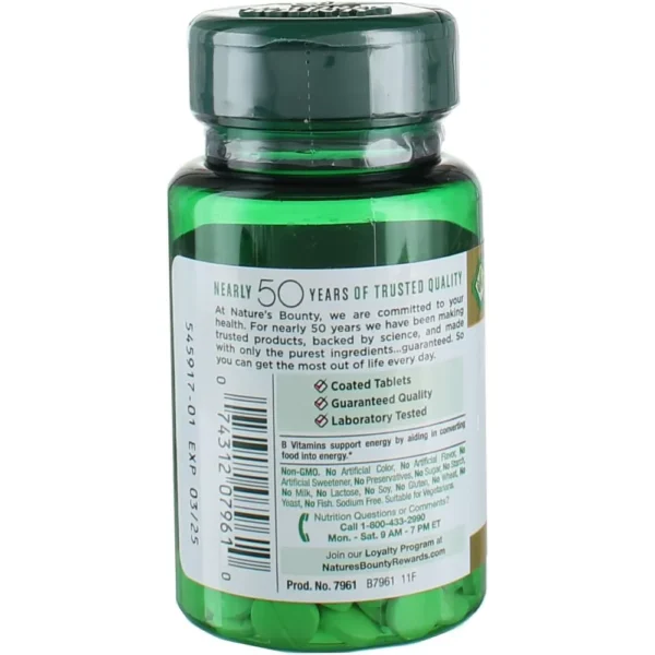 BIOTINA NATURE'S BOUNTY 1000 MCG FRESA 100 TABLETAS | PACK 3