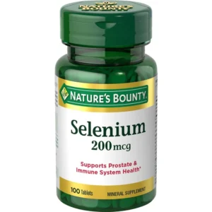 SELENIO NATURE'S BOUNTY 200 MCG 100 TABLETAS | PACK 3