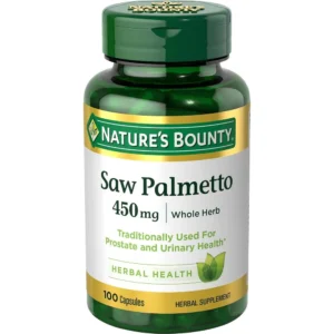 b001kyu6ek_1.webp SAW PALMETTO NATURE'S BOUNTY 450 MG 100 CÁPSULAS