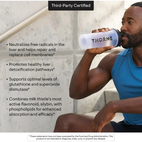MILK THISTLE PHYTOSOME THORNE 90 CÁPSULAS