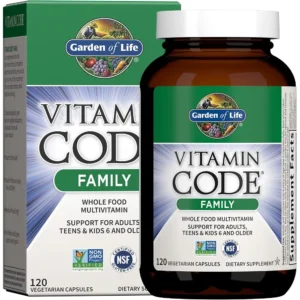 MULTIVITAMÍNICO GARDEN OF LIFE VITAMIN CODE FAMILY 120 CÁPSULAS