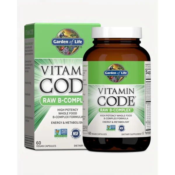COMPLEJO B GARDEN OF LIFE VITAMIN CODE RAW 60 CÁPSULAS