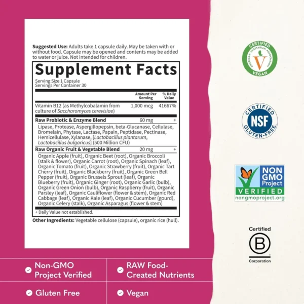 b00280m12k_2.webp VITAMINA B12 GARDEN OF LIFE VITAMIN CODE RAW 1000 MCG 30 CÁPSULAS
