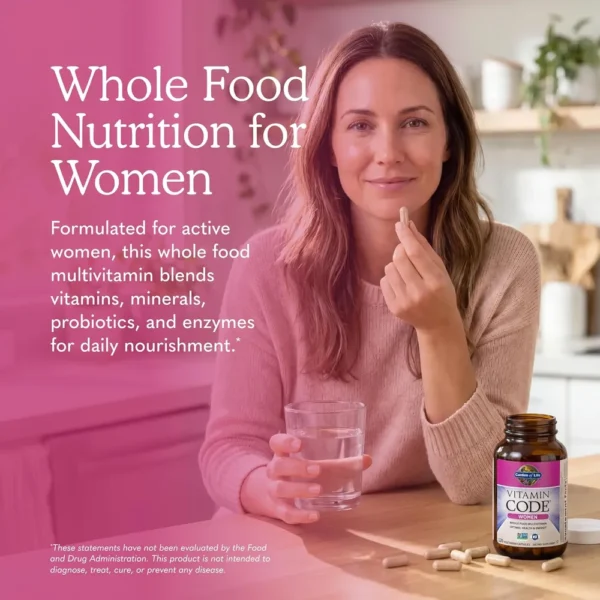MULTIVITAMÍNICO GARDEN OF LIFE VITAMIN CODE WOMEN 120 CÁPSULAS