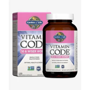 MULTIVITAMÍNICO GARDEN OF LIFE VITAMIN CODE WOMEN 50 & WISER 120 CÁPSULAS