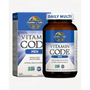 MULTIVITAMÍNICO GARDEN OF LIFE VITAMIN CODE MEN 120 CÁPSULAS