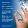 MULTIVITAMÍNICO GARDEN OF LIFE VITAMIN CODE MEN 50 & WISER 120 CÁPSULAS