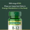 VITAMINA B12 QUICK DISSOLVE NATURE'S BOUNTY 500 MCG 100 TABLETAS