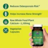 CALCIO GARDEN OF LIFE VITAMIN CODE RAW CON MAGNESIO + D3 + K2 60 CÁPSULAS
