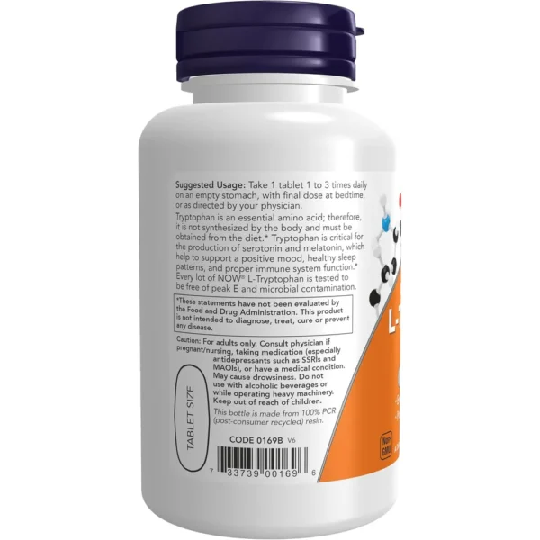 b002jniaqw_3.webp L-TRIPTÓFANO NOW FOODS 1000 MG 60 TABLETAS